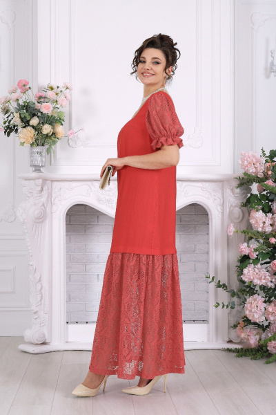 Платье Ninele 6114 красный - фото 9