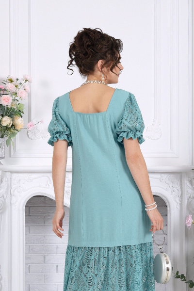Платье Ninele 6114 морской - фото 10