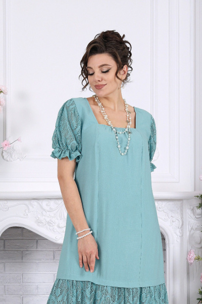 Платье Ninele 6114 морской - фото 7