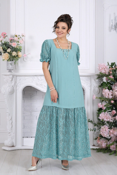 Платье Ninele 6114 морской - фото 1