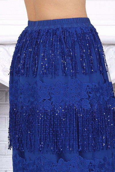 Блуза, юбка Ninele 6115 василек - фото 10