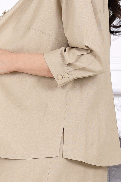 Блуза, сарафан Ninele 6117 бежевый - фото 8