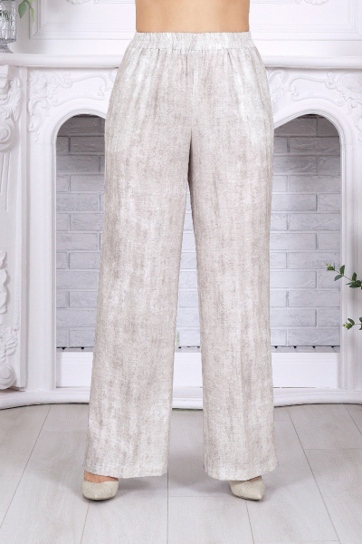 Блуза, брюки Ninele 6122 светло-бежевый - фото 5
