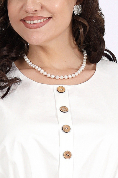 Платье Ninele 7535 молочный - фото 6