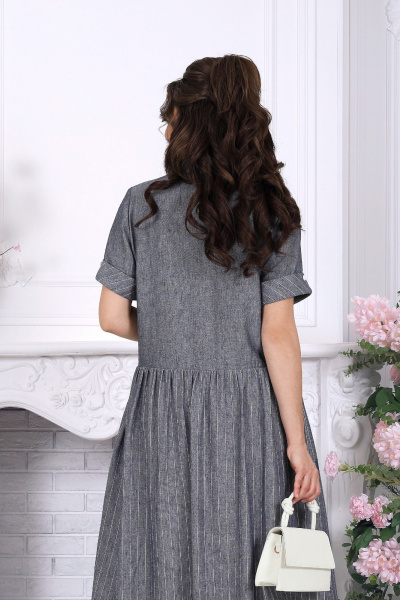 Платье Ninele 7536 джинсовый - фото 9