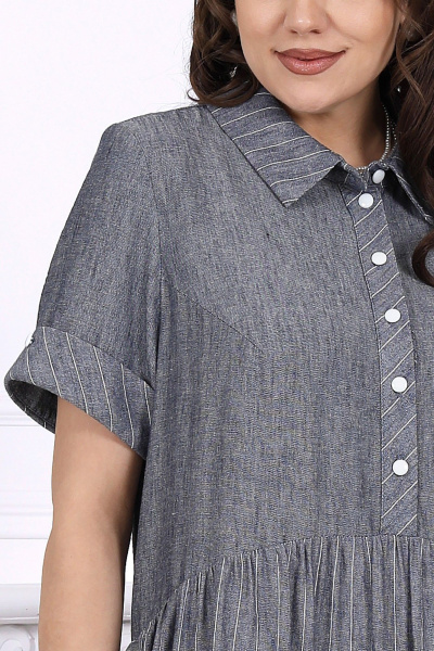 Платье Ninele 7536 джинсовый - фото 6