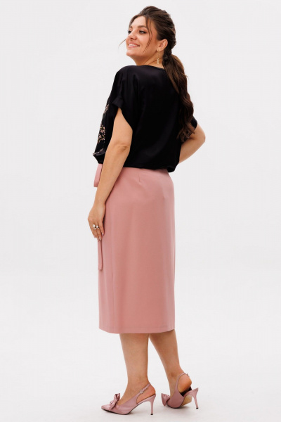 Юбка Anelli 1858 пыльная-роза - фото 3