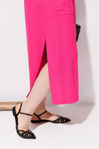 Платье ANASTASIA MAK 1327 фуксия - фото 12