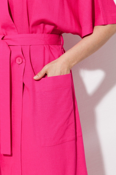 Платье ANASTASIA MAK 1327 фуксия - фото 11