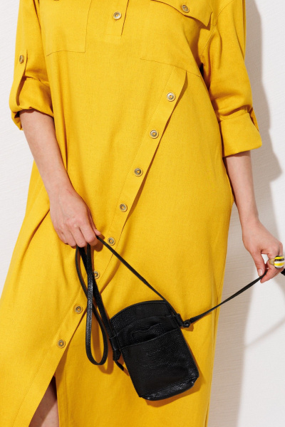 Платье ANASTASIA MAK 1330 желтый - фото 6