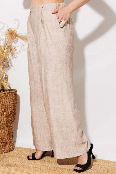 Брюки, рубашка ANASTASIA MAK 1339 бежевый - фото 16