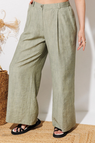 Брюки, рубашка ANASTASIA MAK 1339 мох - фото 6