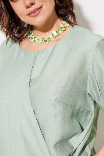 Блуза, брюки ANASTASIA MAK 1340 мята - фото 4