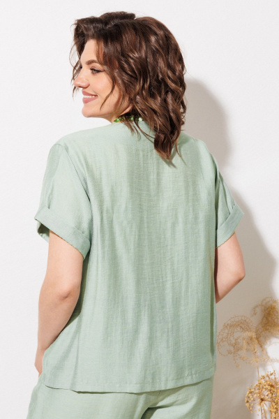 Блуза, брюки ANASTASIA MAK 1340 мята - фото 7