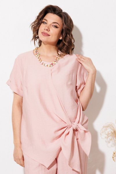 Блуза, брюки ANASTASIA MAK 1340 розовый - фото 14