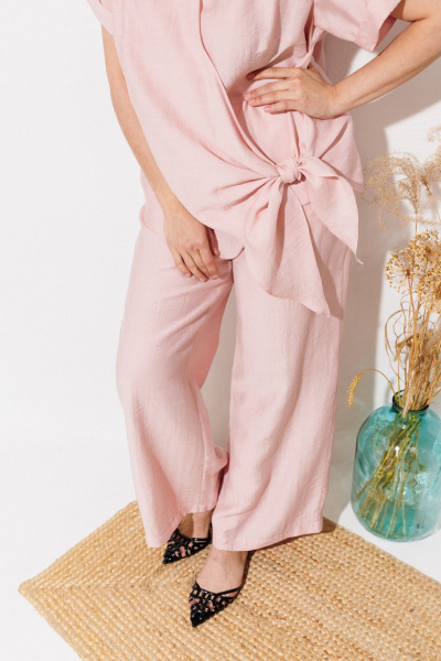 Блуза, брюки ANASTASIA MAK 1340 розовый - фото 13