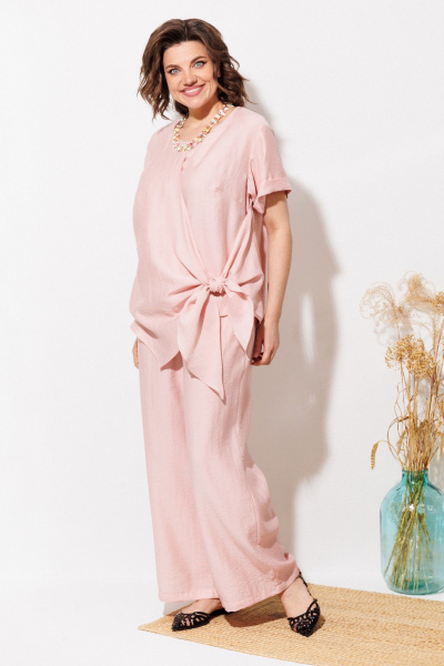 Блуза, брюки ANASTASIA MAK 1340 розовый - фото 9