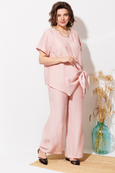 Блуза, брюки ANASTASIA MAK 1340 розовый - фото 2