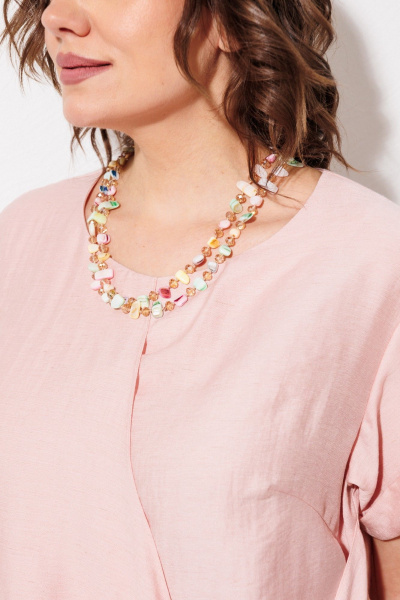 Блуза, брюки ANASTASIA MAK 1340 розовый - фото 6