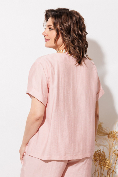 Блуза, брюки ANASTASIA MAK 1340 розовый - фото 5