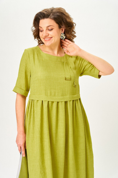 Платье Michel chic 2132/1 лайм - фото 6
