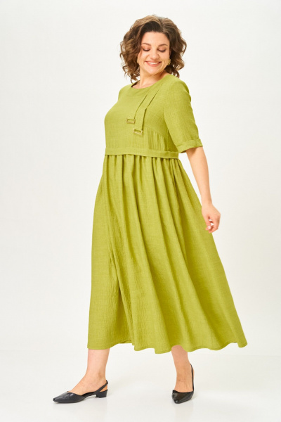 Платье Michel chic 2132/1 лайм - фото 4
