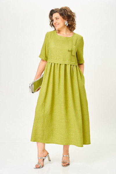 Платье Michel chic 2132/1 лайм - фото 2