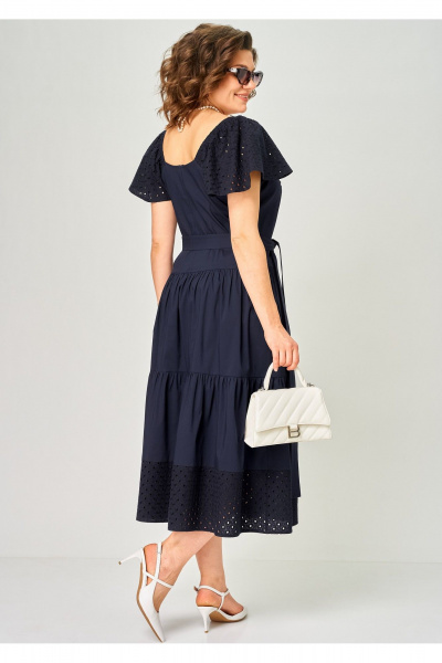 Платье EVA GRANT 7297С синий - фото 15