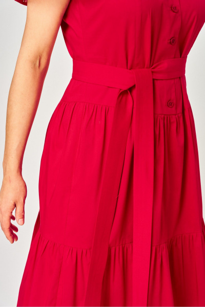 Платье EVA GRANT 7297С красный - фото 19