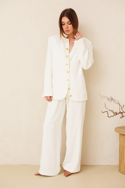 Жакет Ambera Style 1146 молоко - фото 7