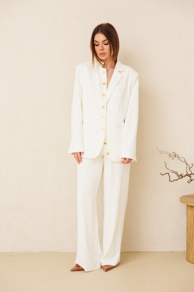 Жакет Ambera Style 1146 молоко - фото 6