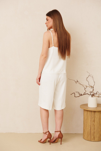 Топ, шорты Ambera Style 2162 молоко - фото 4