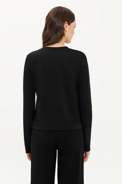 Лонгслив Nelva 23390 черный - фото 5