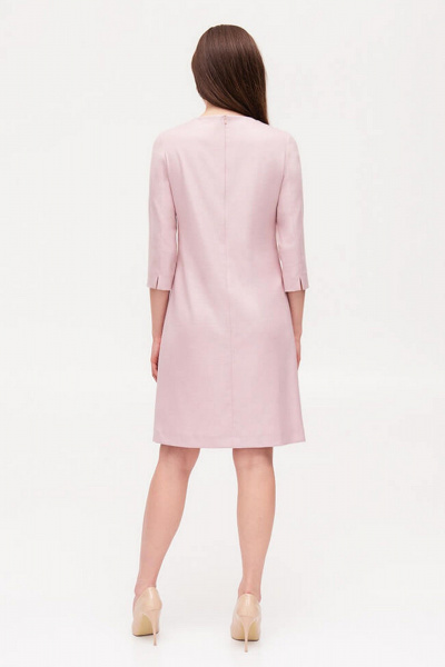 Платье Nelva 51575 пудро-розовый - фото 4