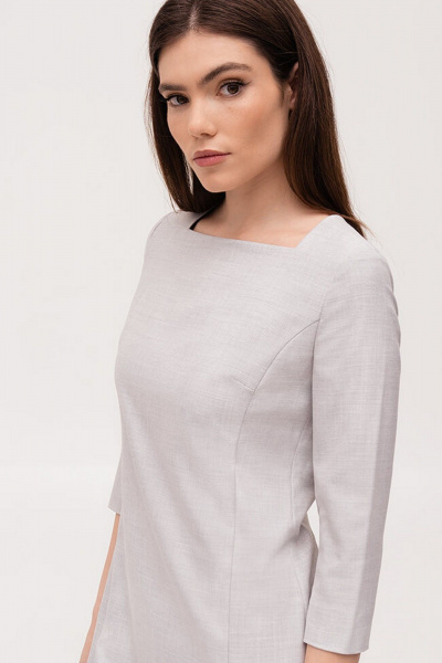 Платье Nelva 51575 серый - фото 3