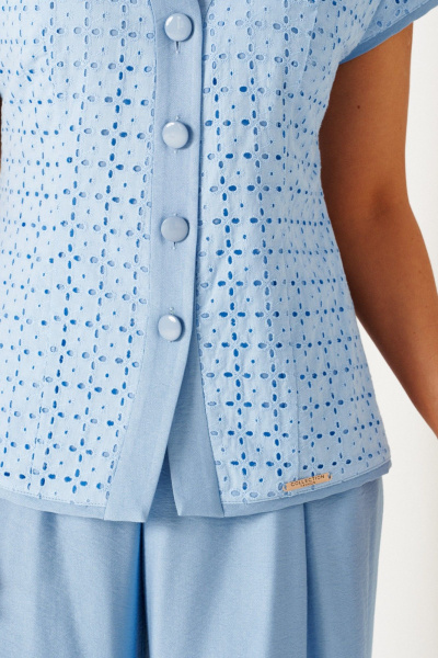 Брюки, жакет Beautiful&Free 6474 голубой - фото 6