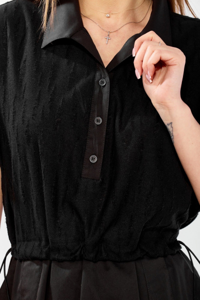 Платье Laikony L-254 черный - фото 5