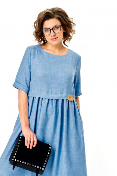 Платье Michel chic 2132/1 нежно-голубой - фото 6