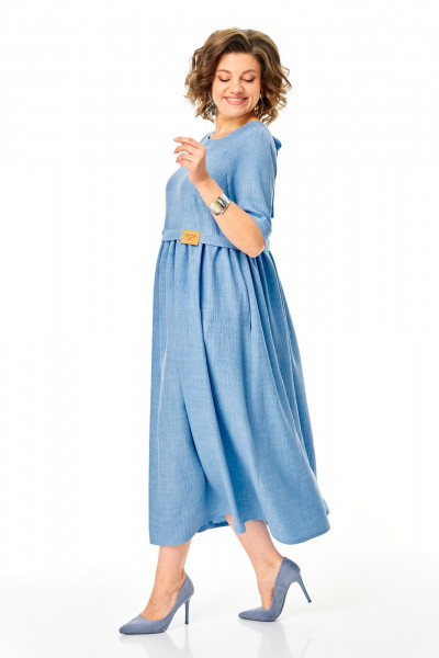 Платье Michel chic 2132/1 нежно-голубой - фото 3