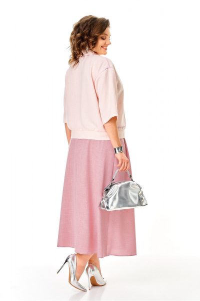 Жакет, юбка Aira Style 24143 пыльная_роза - фото 6