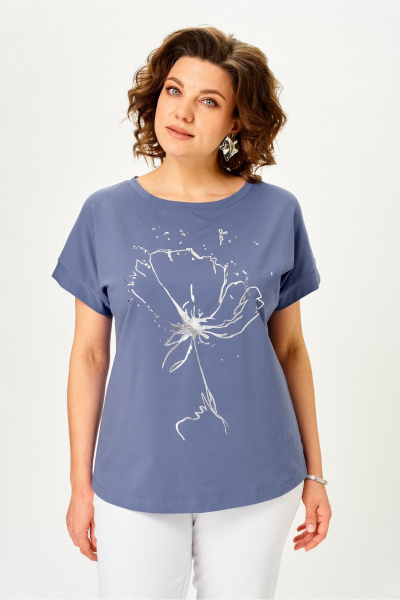 Джемпер Rumoda 2063 индиго - фото 5