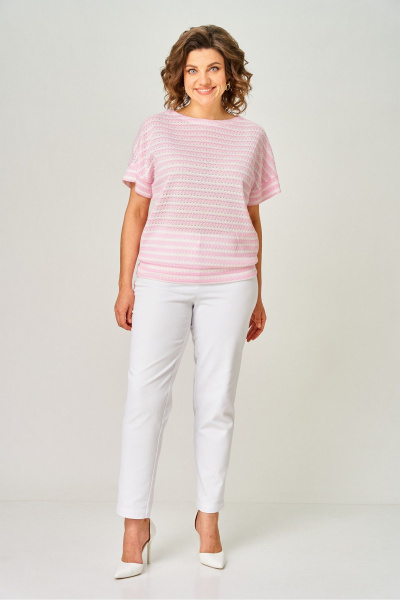 Джемпер Rumoda 2262 розовый - фото 4