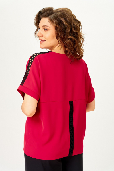 Блуза Rumoda 2274 красный_кр.р. - фото 7