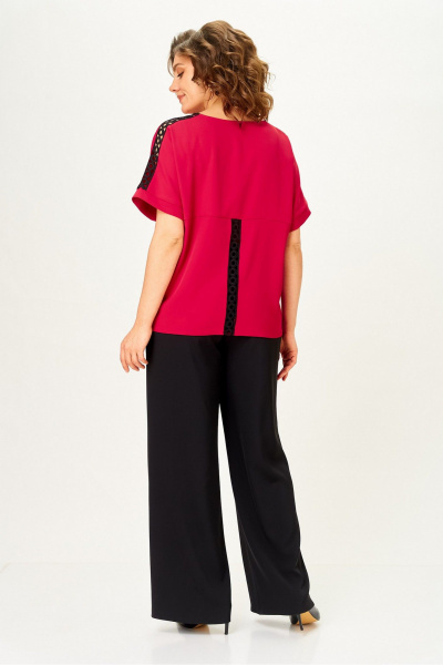 Блуза, брюки Rumoda 2275 красный_кр.р. - фото 10
