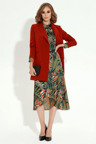 Жакет Панда 13230z терракотовый - фото 1