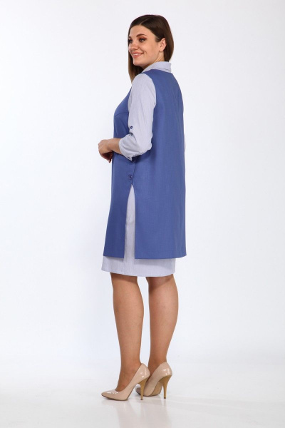 Платье, туника Lady Style Classic 1300 синий - фото 2