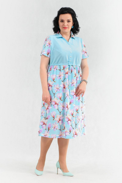 Платье MadameRita 5140 бирюза - фото 1