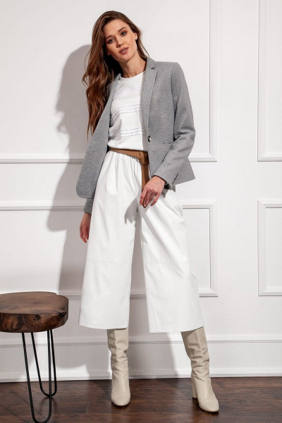 Блейзер Nova Line 10267 серый_меланж - фото 2