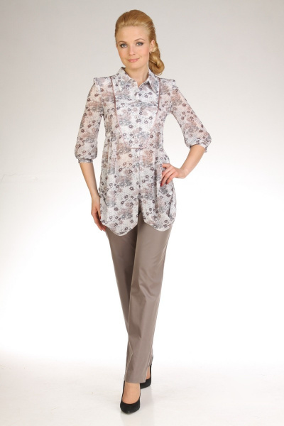 Демисезонные брюки и туника свободного кроя Sarta Rossi 811 - фото 1