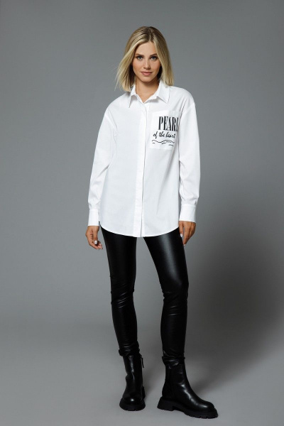 Блуза DILIA 0524 белый - фото 1